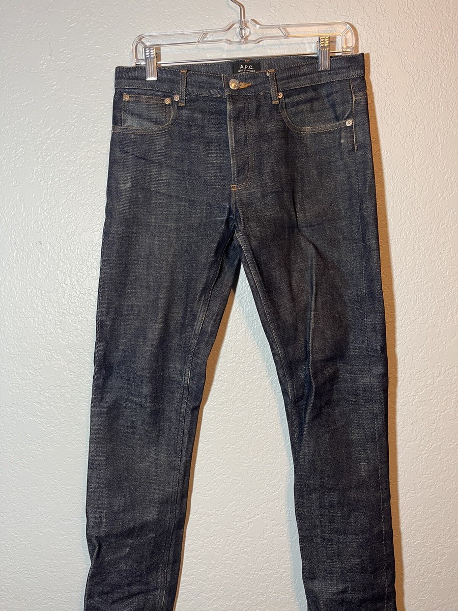 APC petit standard - indigo raw denim Size 28 | eBay