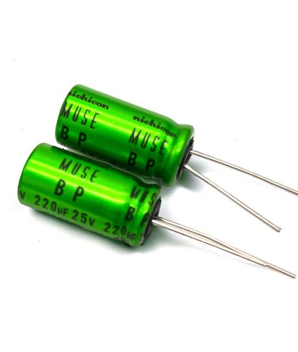 4 x Nichicon ES **MUSE** Bipolar Caps Kondensatoren - Quality Audio Grade - Picture 18 of 20