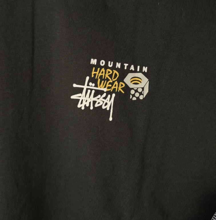 STÜSSY & MOUNTAIN HARDWEAR TEE - Black | eBay STÜSSY & MOUNTAIN HARDWEAR TEE - Black | eBay