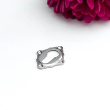 Schlüsselrosette für Haustüren(einzeln) - zeitloses Design PZ| Nickel matt