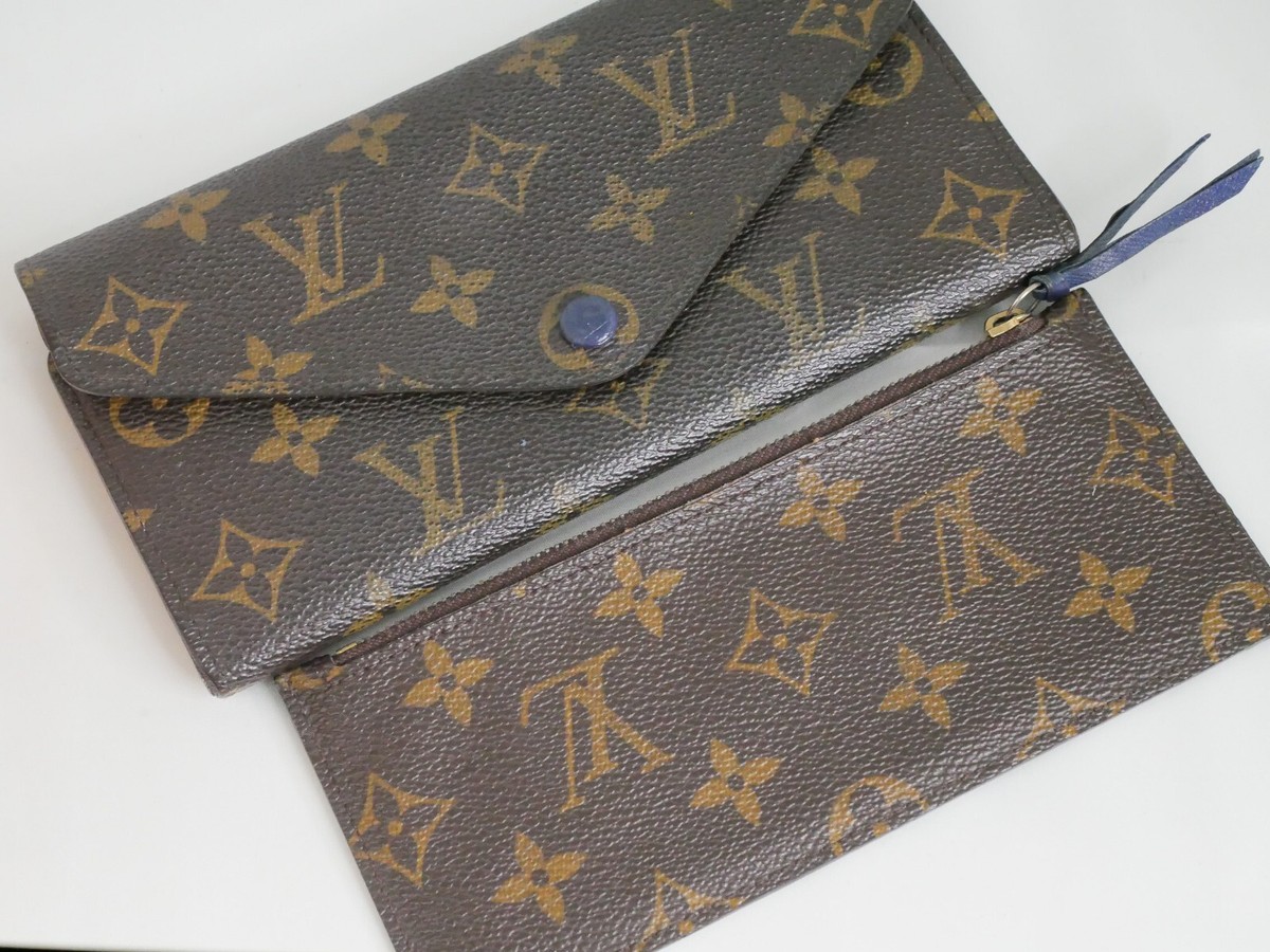 Louis Vuitton Monogram Portefeuille Josephille Wallet M60164 Blue