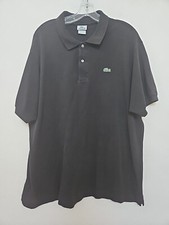 Lacoste Classic Fit Pique Polo Shirt size FR 8 mens US 3XL Black
