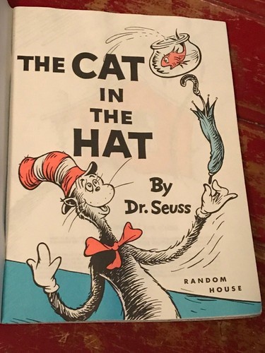 The Cat in the Hat by Dr. Seuss Paperback Pre-Owned 1985 Very Good Condition! - Picture 4 of 7