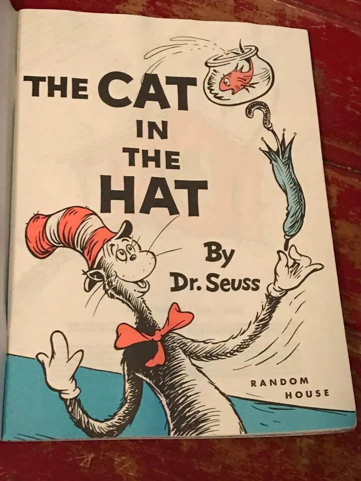 The Cat in the Hat by Dr. Seuss Paperback Pre-Owned 1985 Very Good Condition! - Image 4 of 4