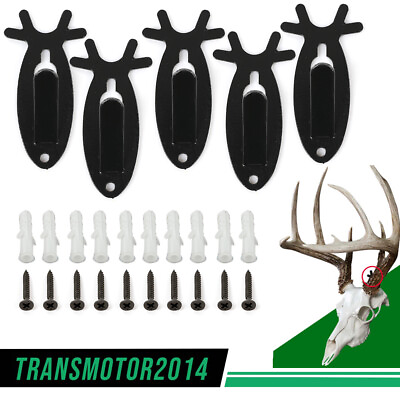 #ad #ad 5x European Mount Wall Hanger Hook Set Deer Antelope Antler Skull Mount Bracket $10.49