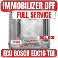 📮 PROGRAMMING SERVICE IMMOBILIZER DELETE IMMO OFF EDC16 TDi FOR VW VOLKSWAGEN
