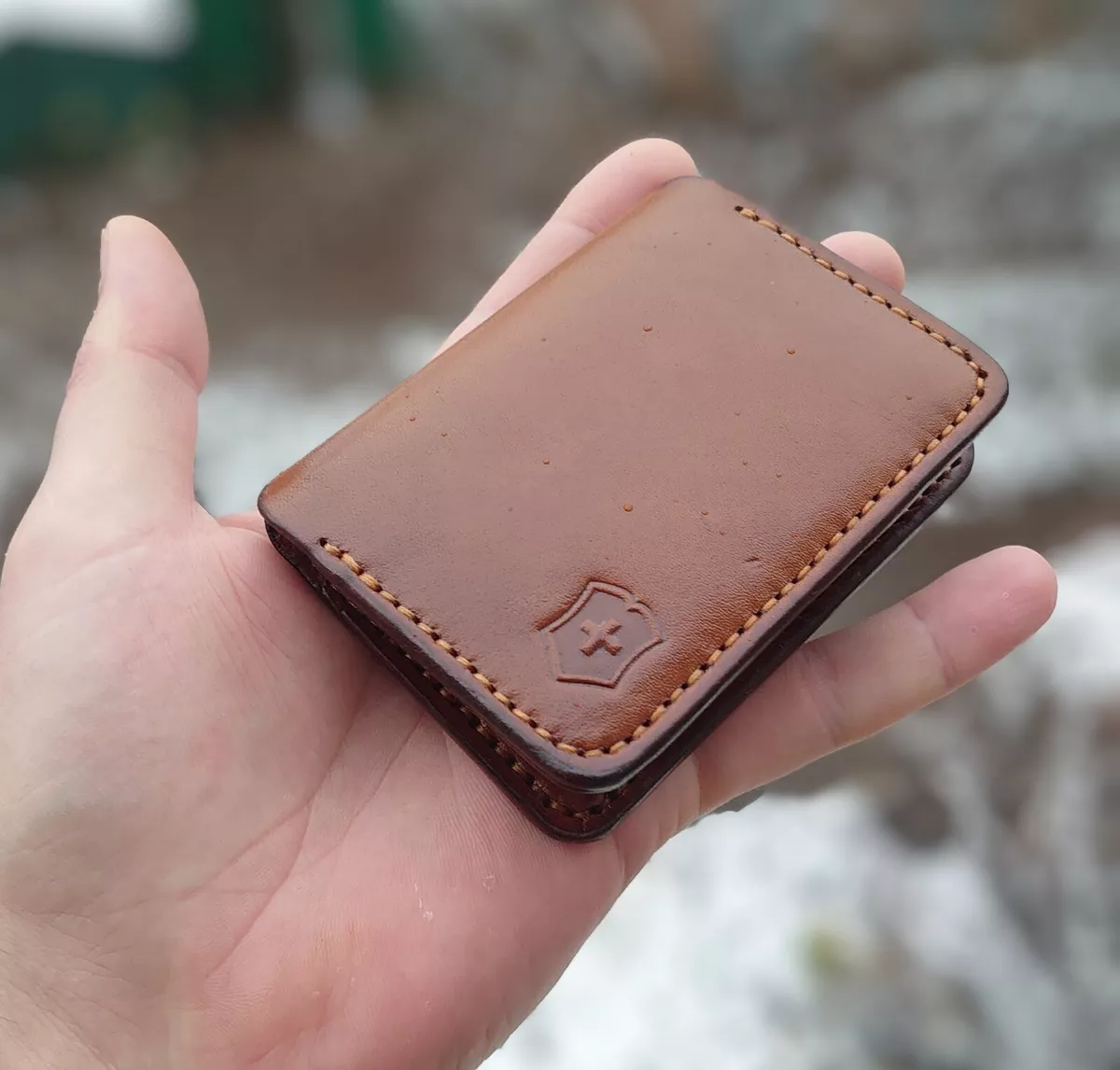 leather card case