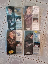 Distlefink Designs Sequin Art 4 Kits Eagle, Leaves, Ballerina Slippers, Horse