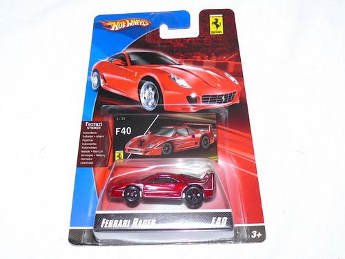 Hot Wheels Ferrari Racer F40 in Dark Red