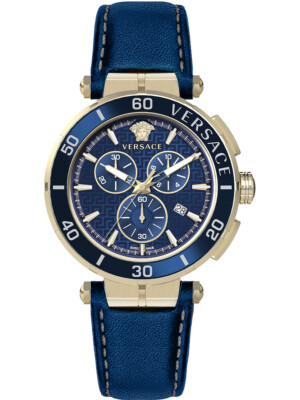 Versace VE3L00322 Greca Chronograph Herrenuhr 45mm 5ATM