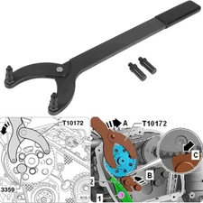 Timing Locking Sprocket Wrench Pulley Holder Tool Belt VW VAG 3036 T10172