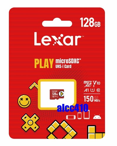 Lexar Play 128GB 256GB 512GB Micro SD SDXC Memory Card 150MB/s V30 UHS-I - Picture 2 of 4