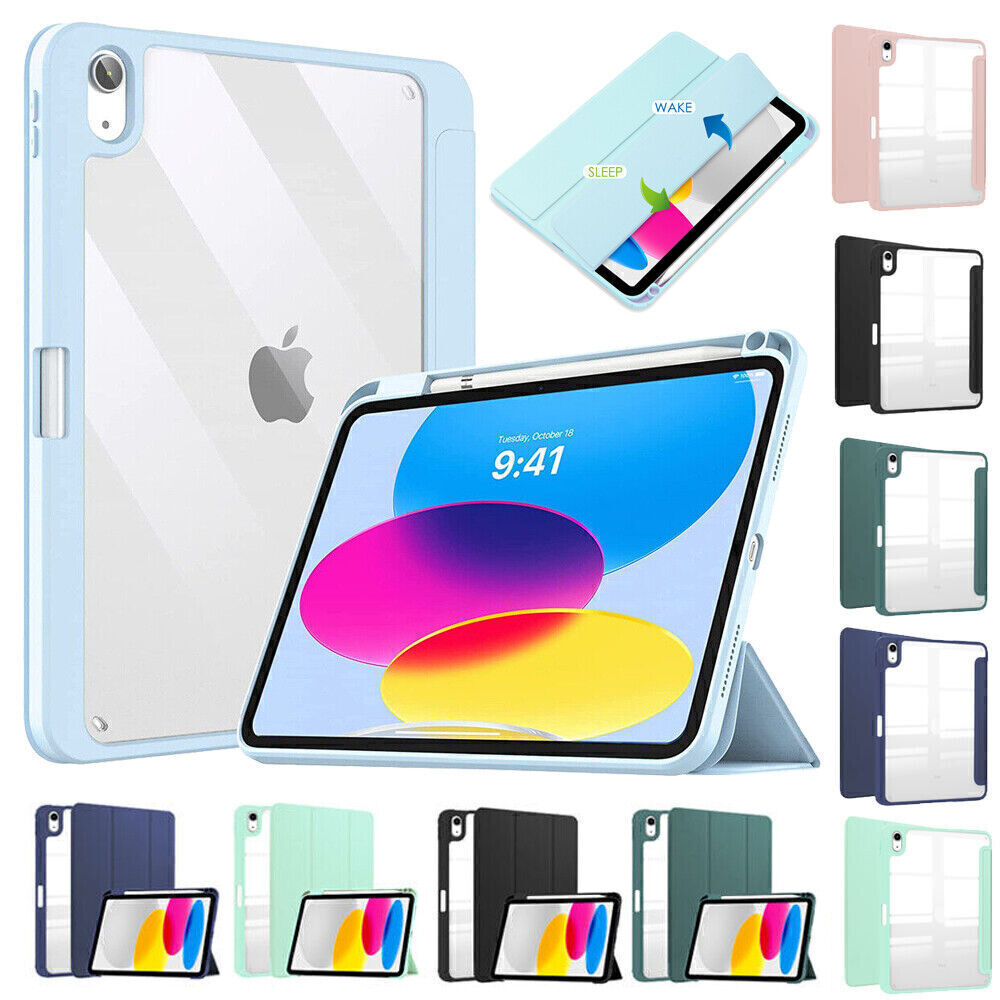 Smart Case For NEW iPad Air 11 inch M3 Gen 2026 Clear Cover with