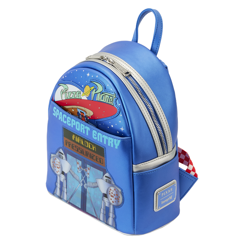 Loungefly Pixar Toy Story Pizza Planet Space Entry Mini Backpack