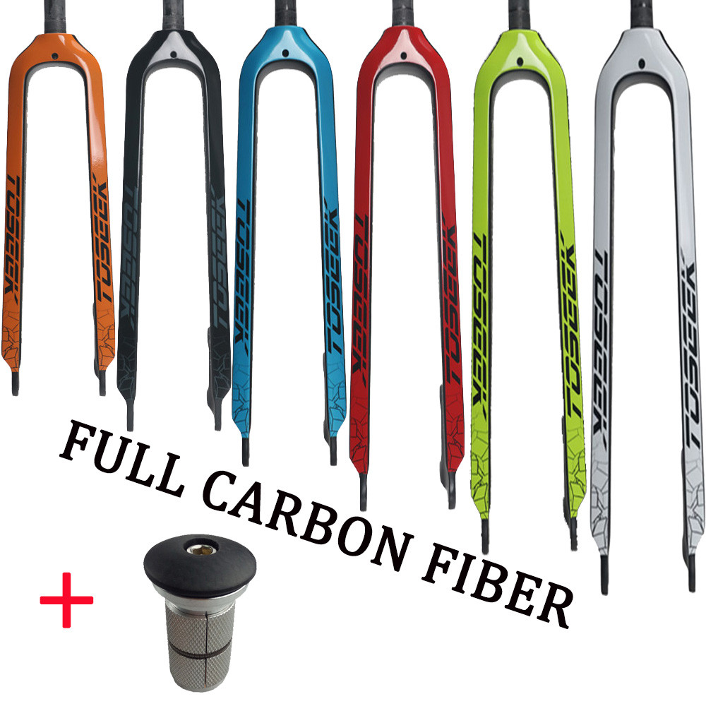 TOSEEK Superlight Carbon Fiber MTB Bike Fork 118 Straight Tube 2627.529 TOSEEK Superlight Carbon Fiber MTB Bike Fork 118 Straight Tube 2627.529