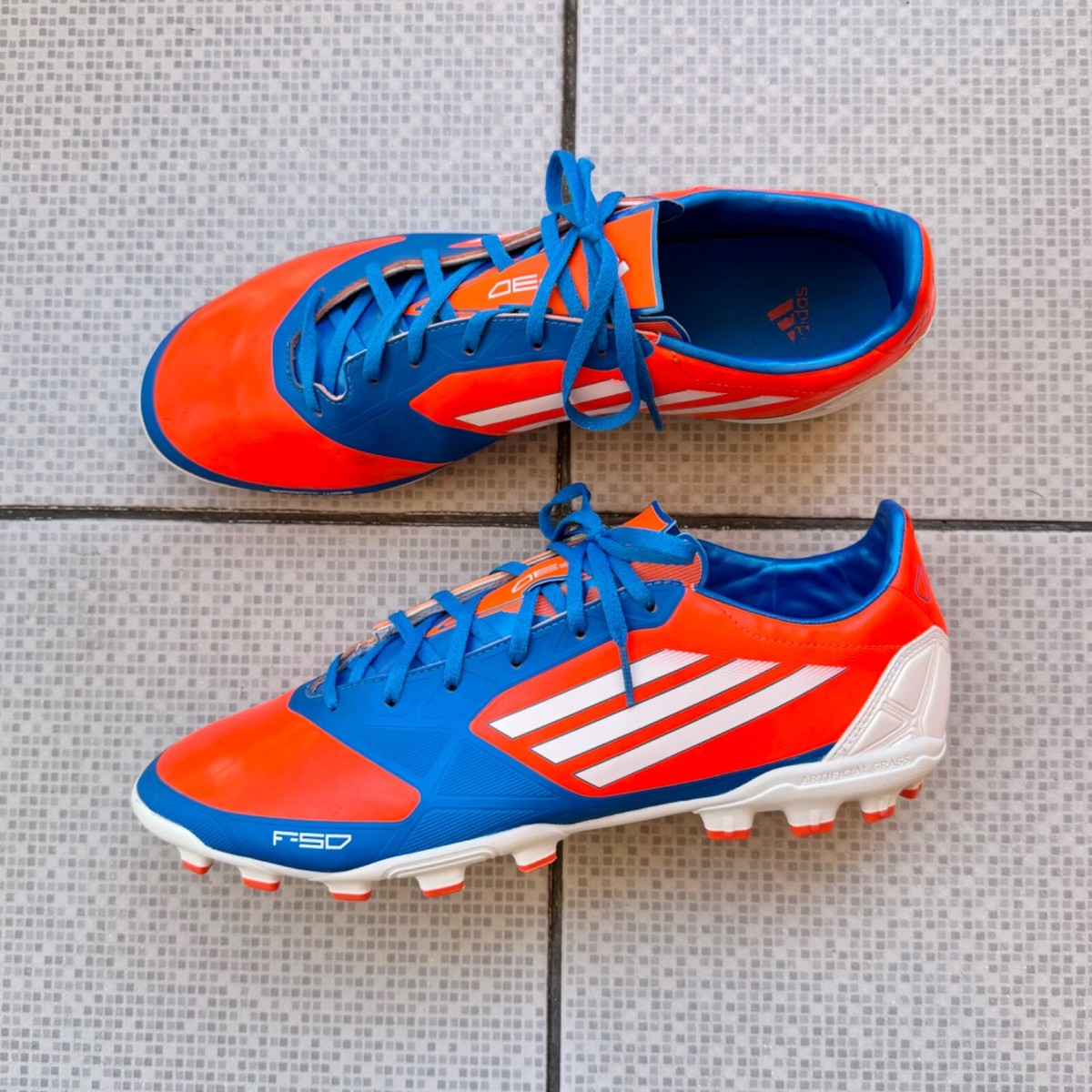 MINT Adidas F50 TRX AG/FG 2012 Football Boots Soccer Cleats US