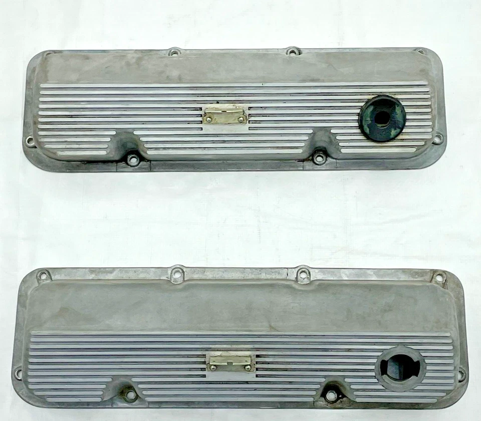 Boss 302 1969 1970 cubiertas de válvula brazo basculante Mercury Cougar eliminador cajas Ford Foto 3 de 4