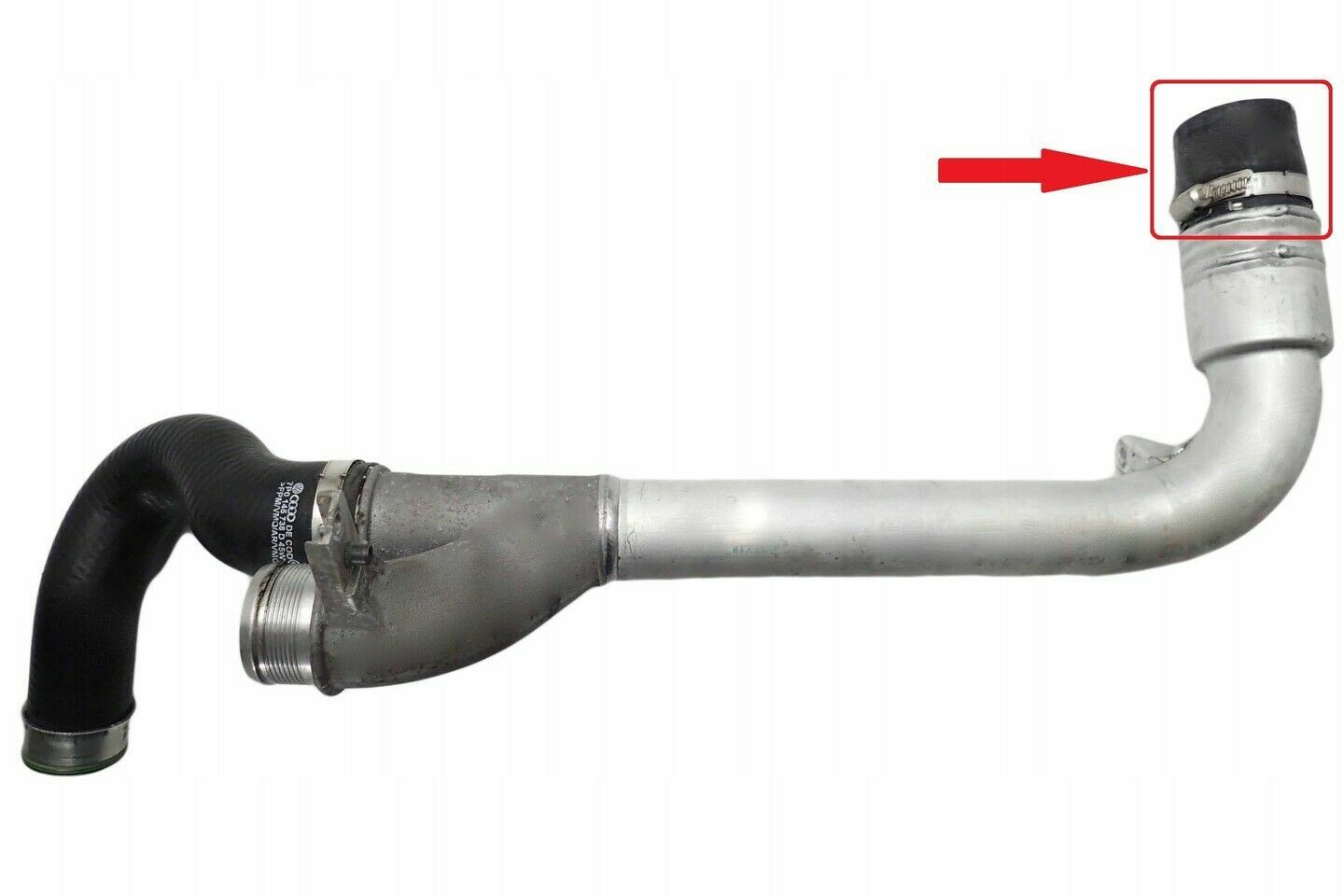Reinforced Silicone Charge Air Hose For VW Touareg 3.0 V6 TDI 7P0145832