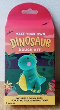 New FIZZ CREATIONS Make Your Own DINOSAUR Dough Kit 3 years+ ISCREAM Unopened
