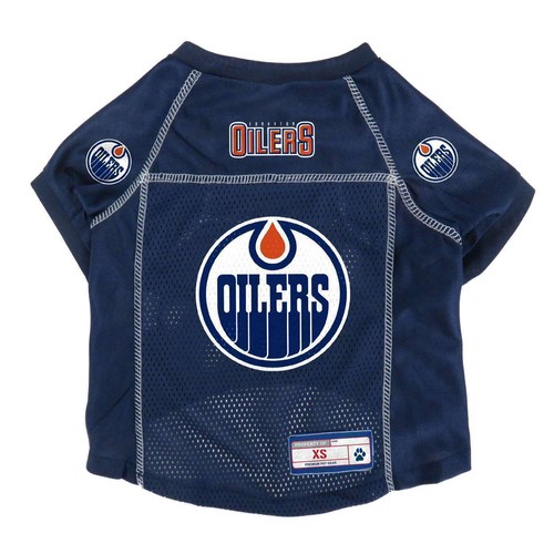 EDMONTON OILERS DOG CAT PREMIUM JERSEY w/NAME TAG LE EXTRA SMALL LARGE - Bild 1 von 2