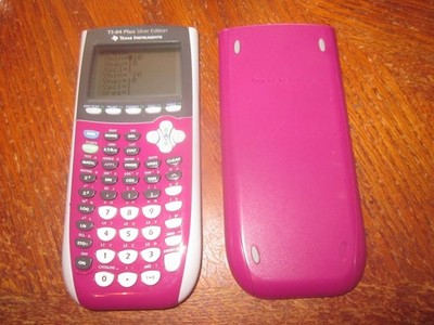 Texas Instruments TI-84 Plus Silver Edition Graphing Calculator Purple