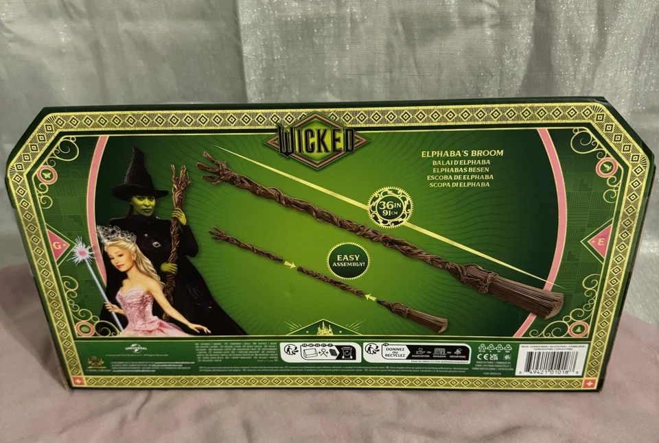 Nueva escoba de Wicked Elphaba, accesorio de disfraz de 36" Foto 2 de 4