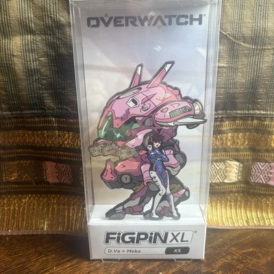 New Big Overwatch D.Va + Meka X5 6" FiGPiN XL Enamel Pin / Blizzard / Diva - Image 1 of 4