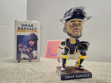 Omar Narvaez Milwaukee Brewers MLB 2021 SGA Bobblehead NIB