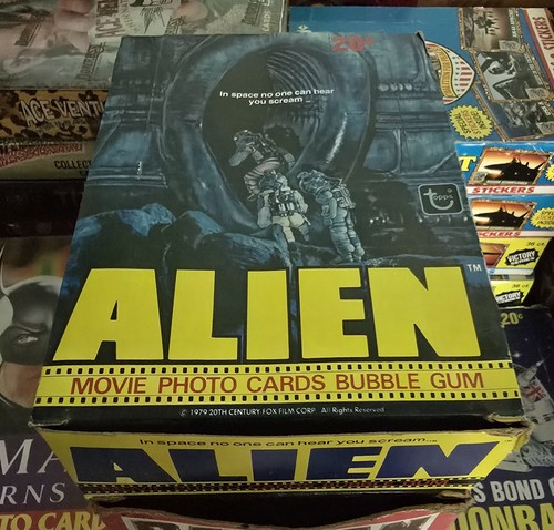 1979 Topps Alien Movie Cards Unopened Wax Box , 36 Packs. 