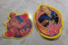 LOT OF 2 DIFFERENT DUKES OF HAZZARD IRON ON PATCHES 1981 RARE I LOVE BO