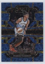 2024 Select WNBA Concourse Light Blue Disco Prizm 119/125 Diamond DeShields 3m4