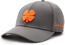 NEW Black Clover Live Lucky Premium Clover 186 Charcoal Fitted S/M Golf Hat