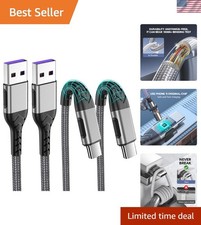 2-Pack 10FT Braided USB C Cable - Fast Charging Durable Design for iPhone