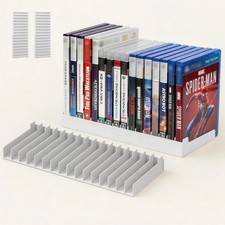 Disc Holder for Video Games - PS5 PS4 Xbox One Storage Tower - Blu Ray Rack