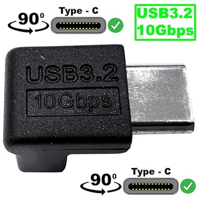 USB-C 3.2 10Gbps Stecker auf USB-C Buchse Winkel Adapter für Xiaomi Pad Mini