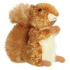 Aurora Mini Flopsie Nutsie the Red Squirrel 8-Inch Stuffed Animal Plush