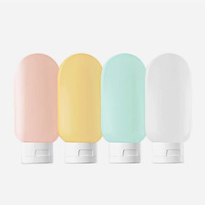 4Pcs/Set 60Ml Refillable Cosmetic Bottles Plastic Lotion Bottle Empty Container