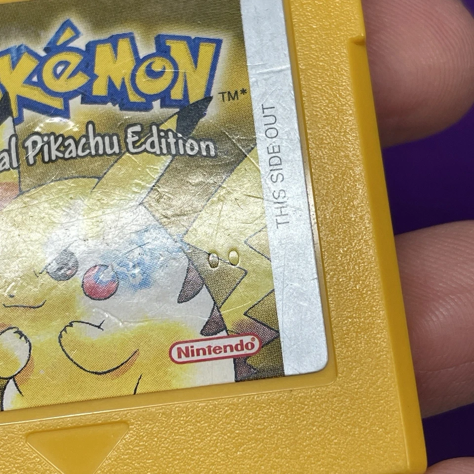 Pokemon Yellow Pikachu Edition (Game Boy, 1999) *New Battery* Authentic - Image 2 of 4