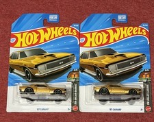 🔥Lot Of 2 Hot Wheels 2026 C/D Case '67 Chevy Camaro Gold NIB VHTF🔥
