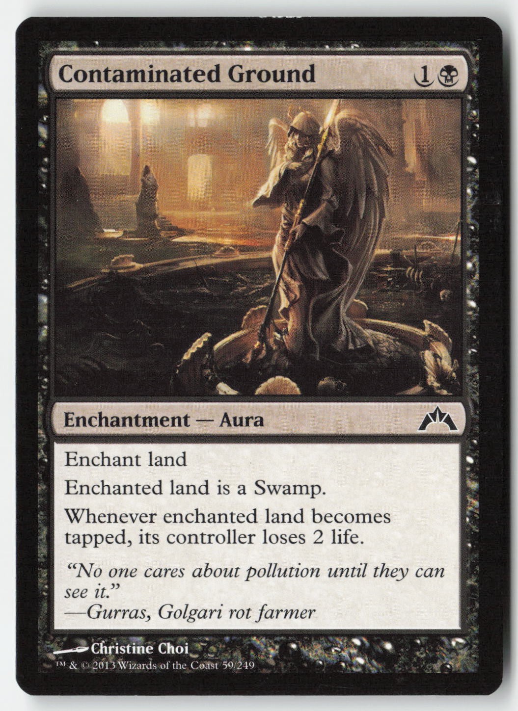 MTG - Contaminated Ground #59 - Regular - GTC Gatecrash