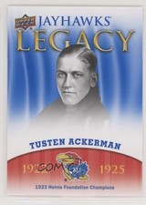 2013 Upper Deck University of Kansas Jayhawks Legacy Tusten Ackerman #JL-4 te2