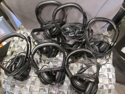 Lot of 8 Logitech Logi H390 A00086 USB Headset