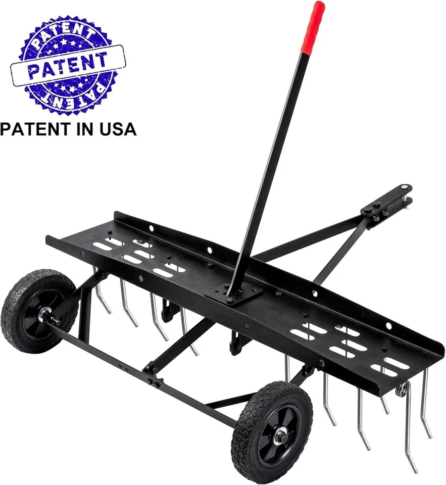 Dientes de acero de resorte ajustables de 40" para el cuidado del patio Foto 2 de 4