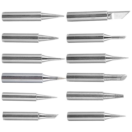 12 Pcs/set Soldering Iron Tip Heat Inserts Replacement Welding Tips Work - Picture 11 of 12