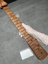 Floyd nut Stainless steel 22Fret satin Roasted Flame Maple Electric guitar Neck