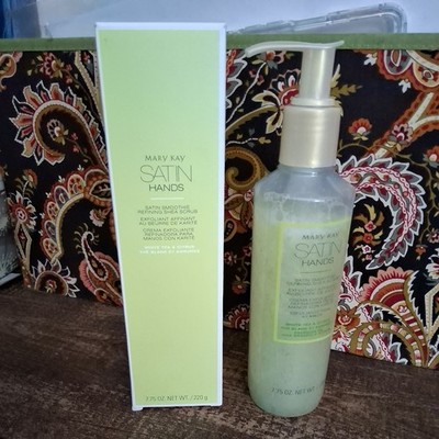 Mary Kay Satin Body White Tea & Citrus Refining Shea Scrub Satin Smooth 