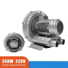 250W Industrial High Pressure Vortex Vacuum Pump 220V 1PH Dry Air Blower