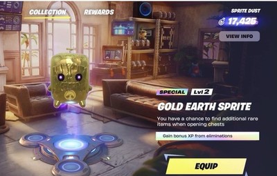 Battle Royale Special Gold Earth Sprite