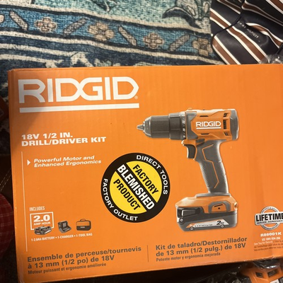 #ad #ad RIDGID R86001 18V Cordless 1 2quot; Drill Driver Tool Only #TX1123h Set $85.00