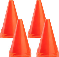 CARTMAN Plastic Training Cones Set of 12/24 Pack 9" or 12/24 Pack 7" or 12/24 P